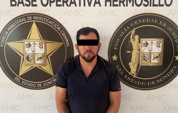 FGJES asegura en Nogales a “El Richar”, prófugo de la justicia de Sinaloa por homicidio doloso