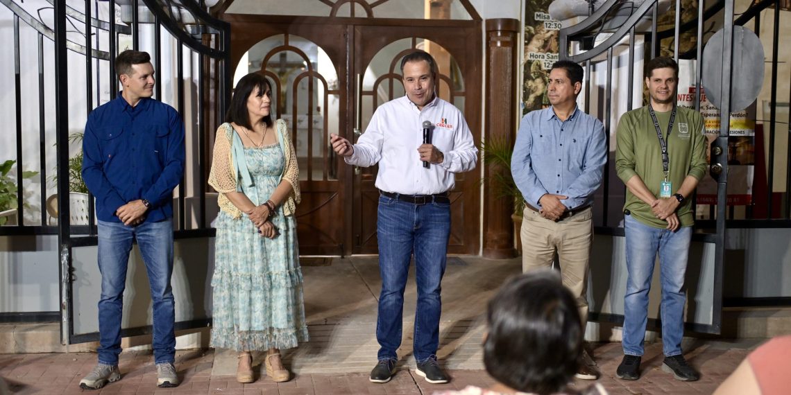 Entrega Toño Astiazarán obra ganadora de Presupuesto CRECES en colonia San Ángel