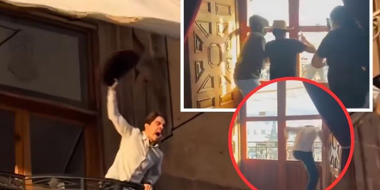 “¡Carlos no murió, el gobierno lo mató!”: Ciudadanos de Michoacán irrumpen en el Palacio de Gobierno de Morelia durante protesta por el asesinato del alcalde Carlos Manzo.