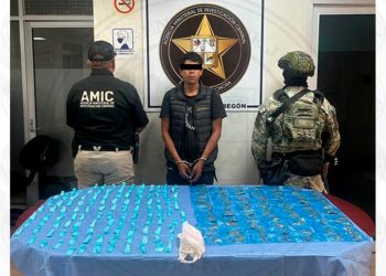 Operativo conjunto detiene a “El Búho” en San Ignacio Río Muerto en posesión de 190 dosis de droga