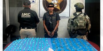 Operativo conjunto detiene a “El Búho” en San Ignacio Río Muerto en posesión de 190 dosis de droga