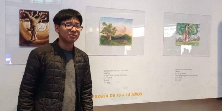 Estudiante de Cecyte obtiene primer lugar en Concurso Nacional de Dibujo y Pintura 2025 “Trazos por la Paz”
