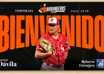 Naranjeros suma a Garrett Dávila a su staff de pitcheo