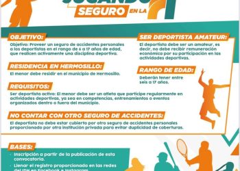 Continúa abierta la convocatoria de Jugando Seguro en La H para deportistas en Hermosillo