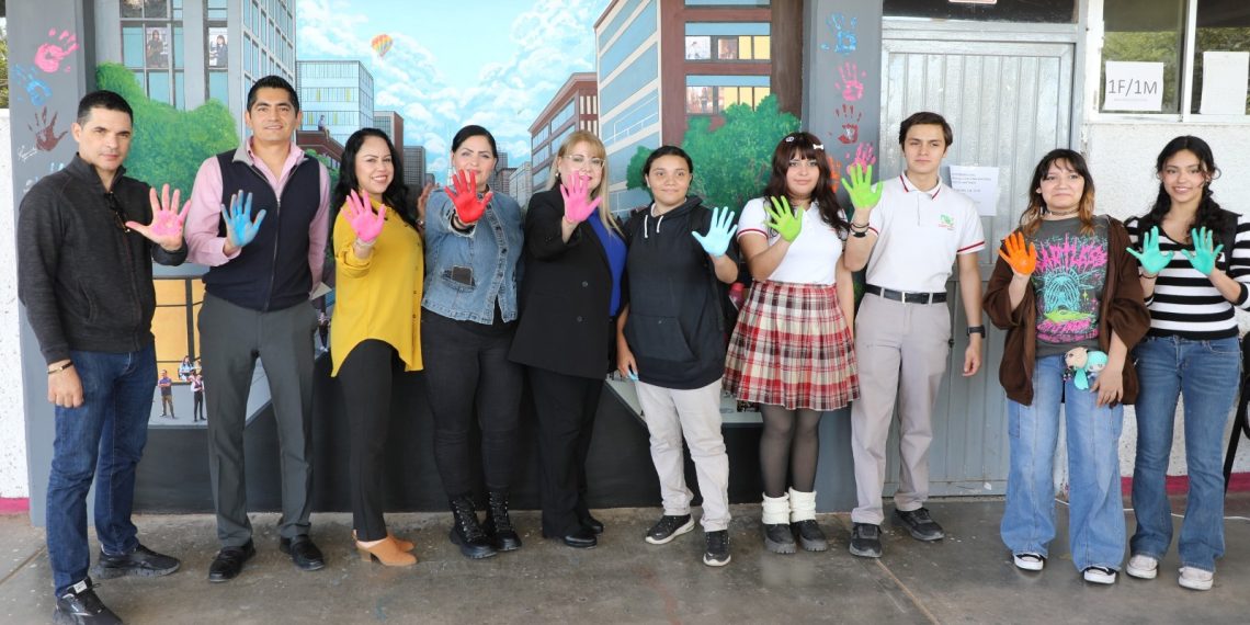 Cecyte Sonora inaugura mural interactivo “Trazando mi Futuro”