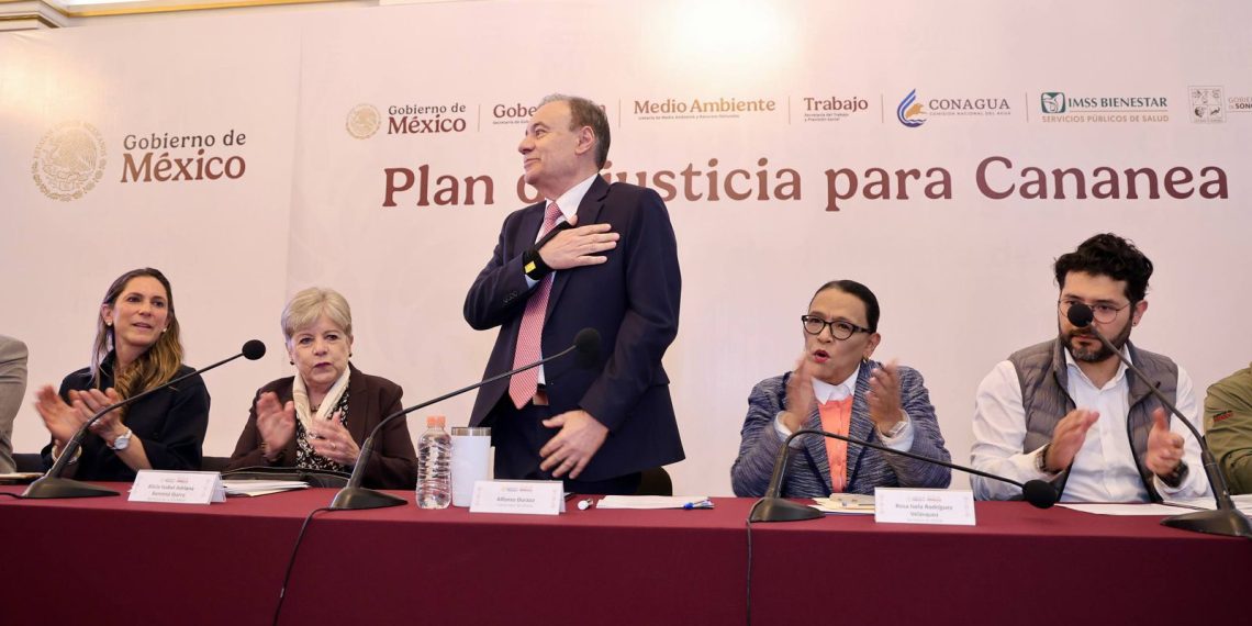 Después de 18 años, Durazo concreta el acuerdo que hace justicia al Río Sonora y a Cananea