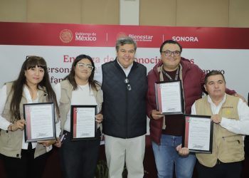 Reconocen en Sonora a Servidores de la Nación y Promotores por apoyo en censos tras afectaciones por lluvias en el estado de Hidalgo