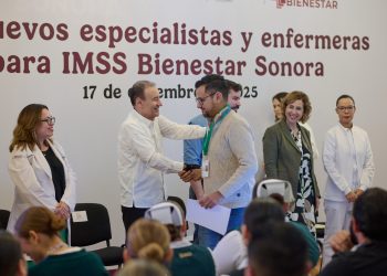 Sonora suma 125 médicas, médicos especialistas y enfermeras a sistema IMSS Bienestar