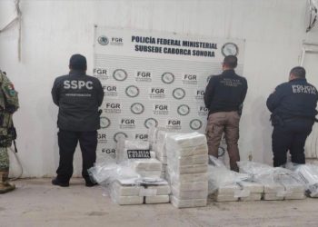 Decomisan 400 kilos de cocaína en Caborca