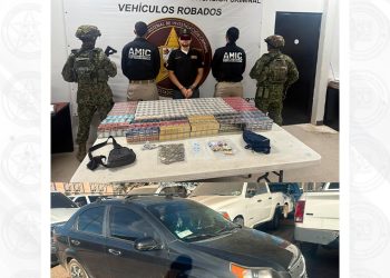Operativo conjunto en Hermosillo detiene a sujeto con droga, contrabando de cigarros y dinero en efectivo