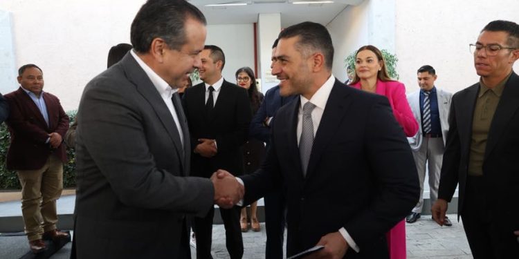 Participa Toño Astiazarán en reunión con secretario de seguridad Omar García Harfuch