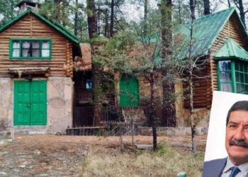 Aseguran exclusiva cabaña de Javier Corral en la Sierra Tarahumara