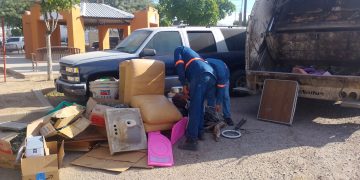 Retira Gobierno de Hermosillo 32 toneladas de cacharros al Norte de la ciudad