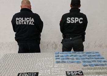 Incauta Policía Estatal y SSPC federal más de 700 envoltorios de narcótico en operativo en Nogales