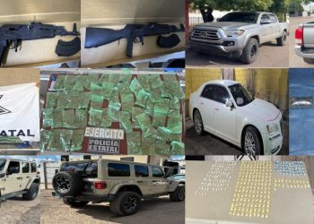 Operativos coordinados de la Policía Estatal permiten importantes aseguramientos en Nogales, Navojoa y Hermosillo