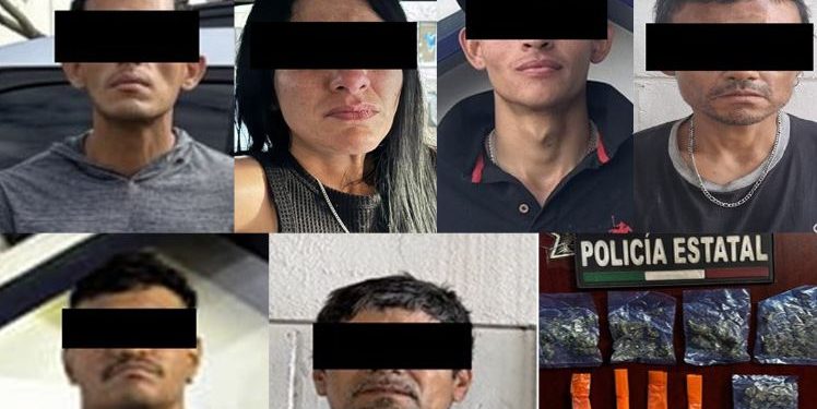 Detiene Policía Estatal a siete personas en acciones contra el narcomenudeo en Hermosillo