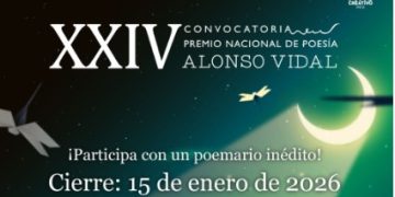 Convoca IMCA al XXIV Premio Nacional de Poesía Alonso Vidal