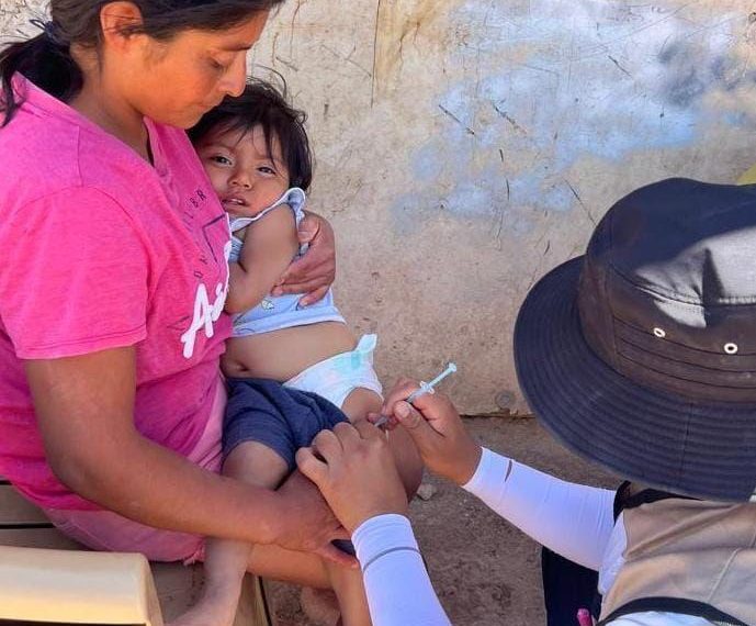 Vacuna contra el sarampión protege de por vida: Secretaría de Salud