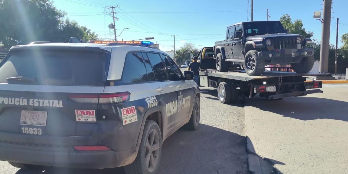 Recupera K-9 de la Policía Estatal auto robado en operativo de seguridad en Hermosillo