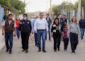 Entrega Toño Astiazarán pavimentación en Calle 12 de la colonia Nueva Esperanza