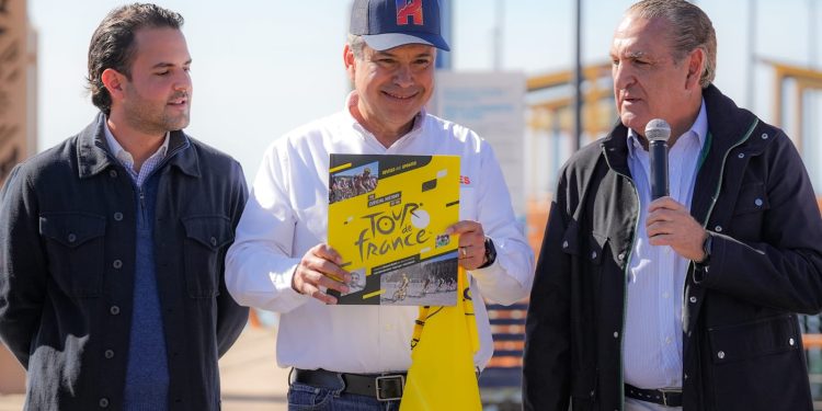 Anuncia Toño Astiazarán Hermosillo será sede del torneo internacional de ciclismo Tour de France