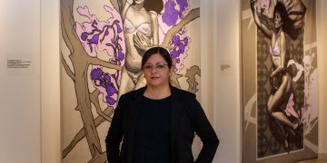 Exhiben piezas de dibujo monumental inspiradas en la obra de Abigael Bohórquez