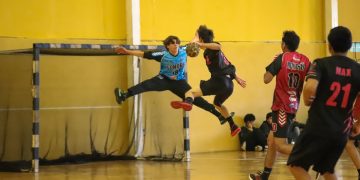 En acción balonmano sonorense en Olimpiada Estatal