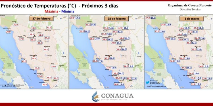 Pronostica CEPC cielos despejados y tardes muy calurosas en Sonora