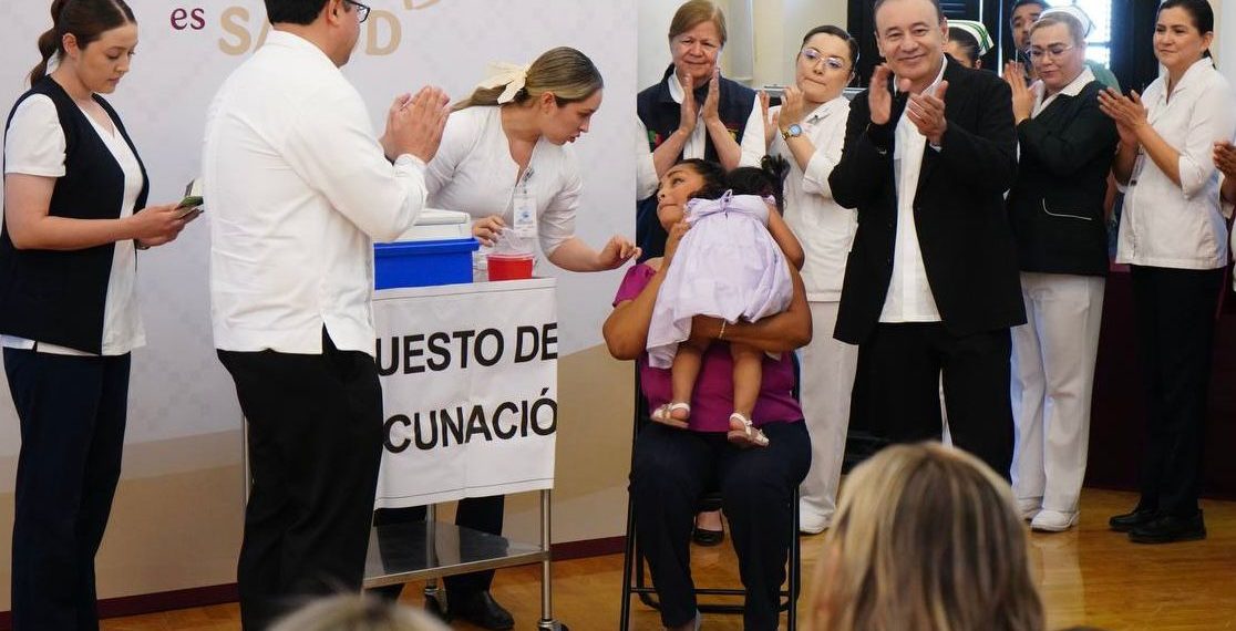 Durazo y Sheinbaum suman a Sonora al plan de vacunación contra el Sarampión; se garantiza disponibilidad de dosis