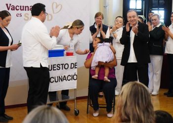 Durazo y Sheinbaum suman a Sonora al plan de vacunación contra el Sarampión; se garantiza disponibilidad de dosis
