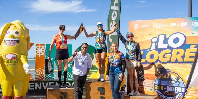 Reúne tercera edición de 21k-ino Run a cientos de participantes en Bahía de Kino