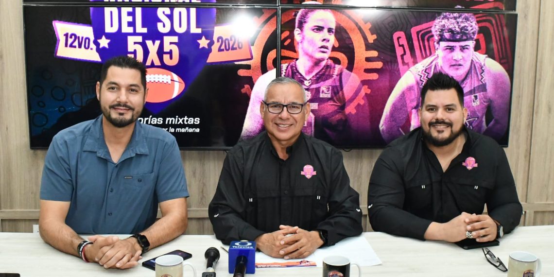 Invita Ayuntamiento de Hermosillo a vivir la emoción del fútbol flag con 12vo Torneo del Sol