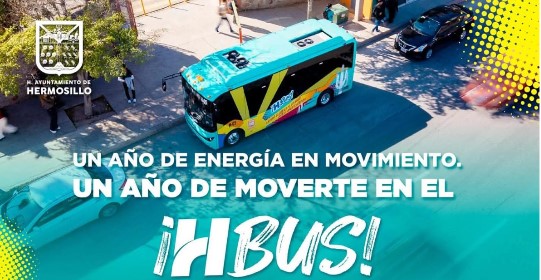 Ofrecerá Gobierno Municipal de Hermosillo paseos gratuitos en el H Bus al Parque Madero