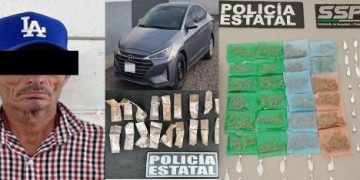 Fuerza operativa de la Policía Estatal asegura 550 dosis de narcótico