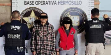 FGJES ejecuta dos órdenes de cateo; detiene a 4 personas y asegura drogas en Hermosillo