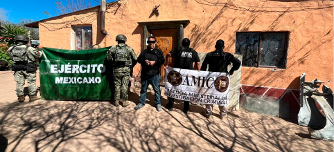 FGJES ejecuta cateo por narcomenudeo; un detenido y droga asegurada en Sáric