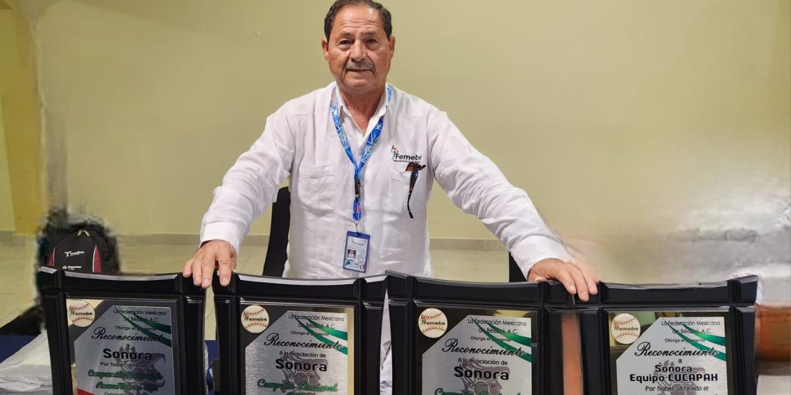Sonora recibe cuatro Reconocimientos por los Campeonatos Nacionales obtenidos durante el año 2025.