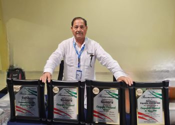 Sonora recibe cuatro Reconocimientos por los Campeonatos Nacionales obtenidos durante el año 2025.