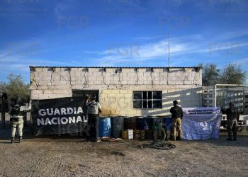FGR asegura más de dos mil litros de hidrocarburo en Sonoyta