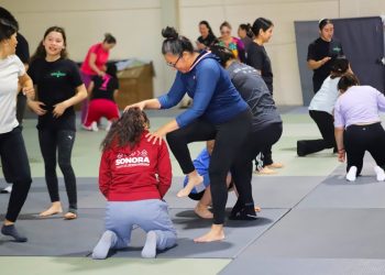Celebra Sonora Clase Nacional de Defensa Personal de la campaña “Mujeres Imparables”