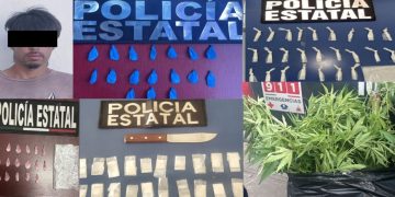 Acciones estratégicas de la Policía Estatal Sonora incautan más de 400 envoltorios de narcótico