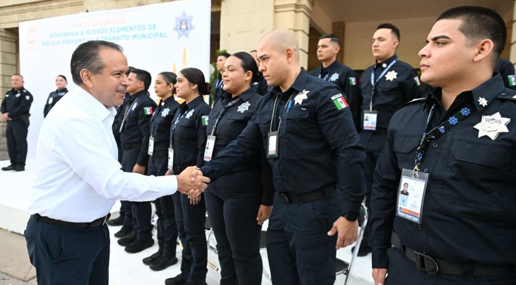 Fortalece Toño Astiazarán seguridad y vigilancia en la ciudad con nuevos policías municipales