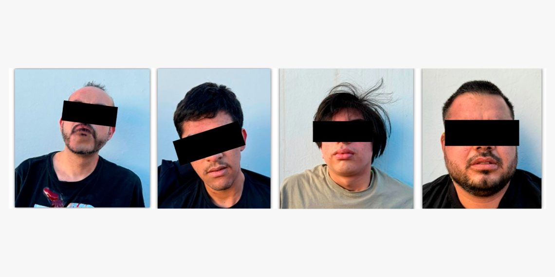 Operativo coordinado permite capturar a presuntos responsables vinculados a triple homicidio en Cajeme