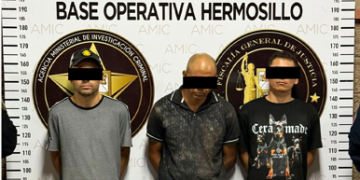 Detiene AMIC en cateo a tres personas y asegura droga en Hermosillo