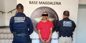 FGJES ejecuta orden de aprehensión por desaparición cometida por particulares en operativo conjunto en Magdalena de Kino