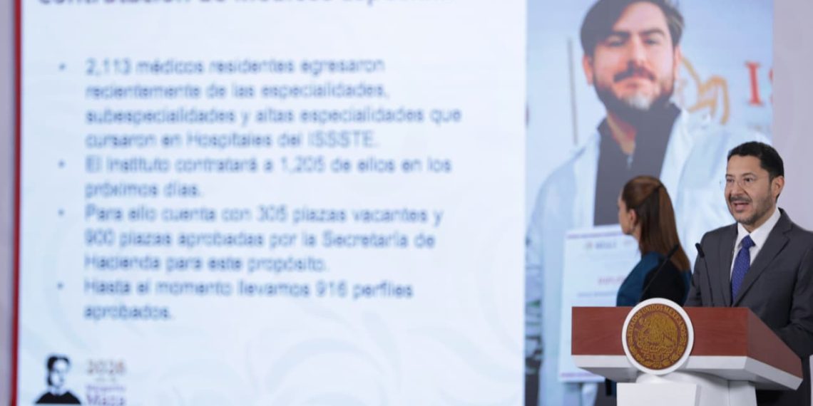 Presenta Martí Batres acciones del Plan de Trasplantes 2026 para incrementar procedimientos en el ISSSTE