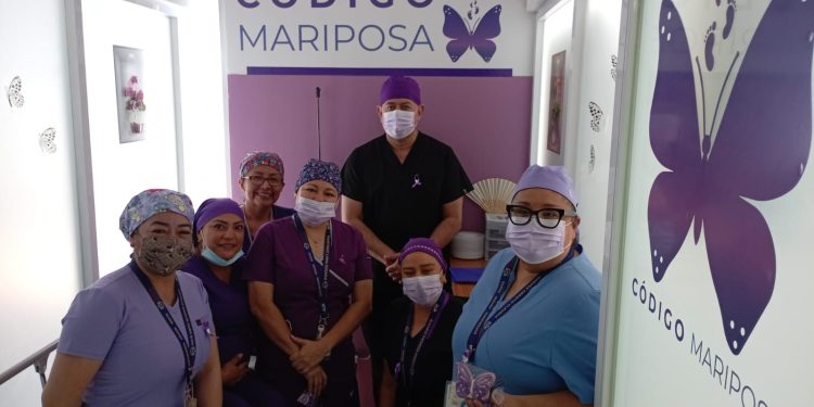 Implementa HRAE “Bicentenario de la Independencia” del ISSSTE protocolo de atención integral Código Mariposa