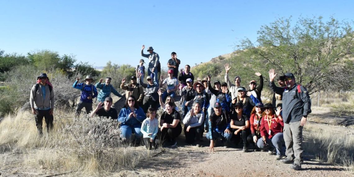 Con actividades en un pulmón de Hermosillo reciben Gobierno Municipal y colectivos ambientalistas a la primavera