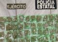 Acciones de combate al delito de la Policía Estatal y Defensa incautan narcótico en Caborca