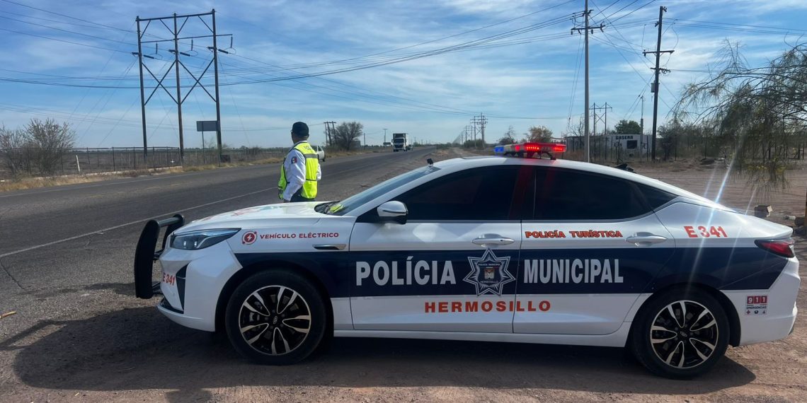 Vigila Policía de Hermosillo por aire y tierra carreteras y puntos turísticos